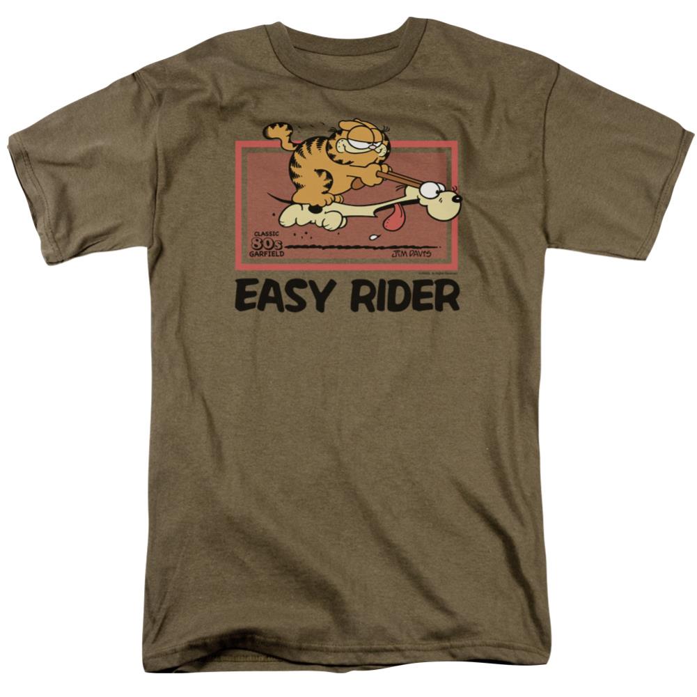 Garfield Vintage Easy Rider Men's 18/1 Cotton Short-Sleeve T-Shirt