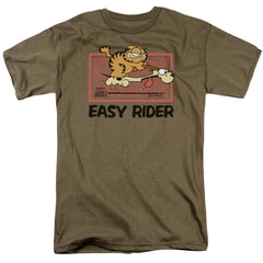 Garfield Vintage Easy Rider Men's 18/1 Cotton Short-Sleeve T-Shirt