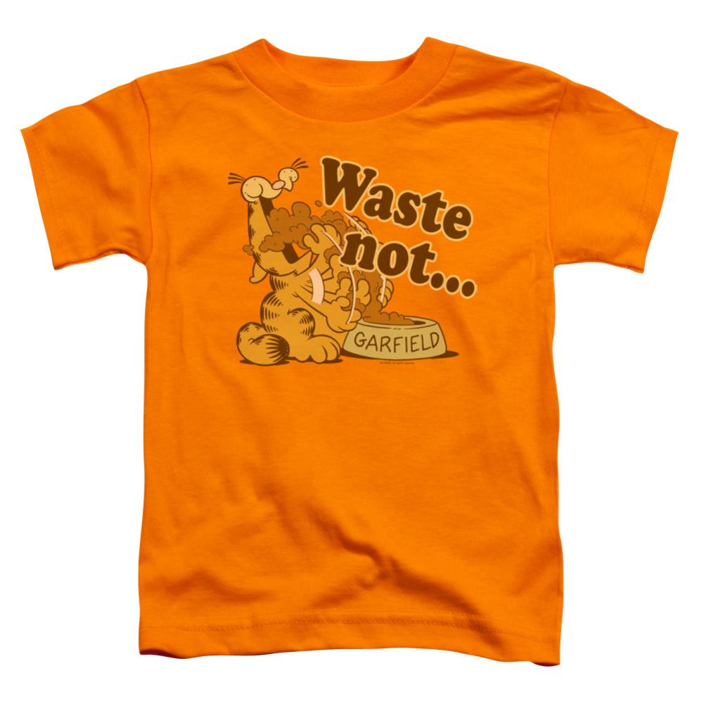 Garfield Waste Not Toddler 18/1 Cotton Short-Sleeve T-Shirt