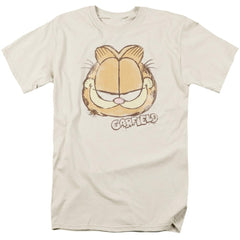 Garfield Water Color Cat Men's 18/1 Cotton Short-Sleeve T-Shirt