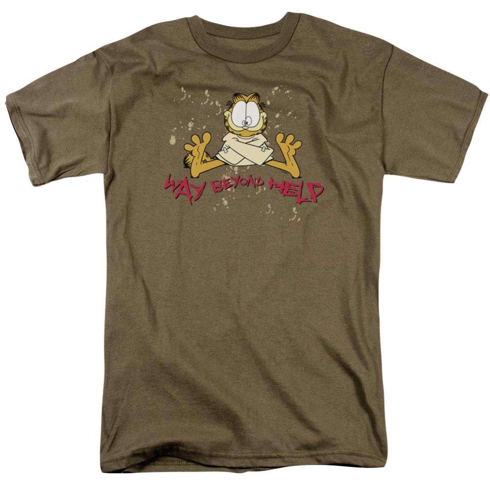 Garfield Way Beyond Help Men's 18/1 Cotton Short-Sleeve T-Shirt