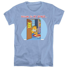 Garfield Welcome To Myspace Women's 18/1 Cotton Short-Sleeve T-Shirt