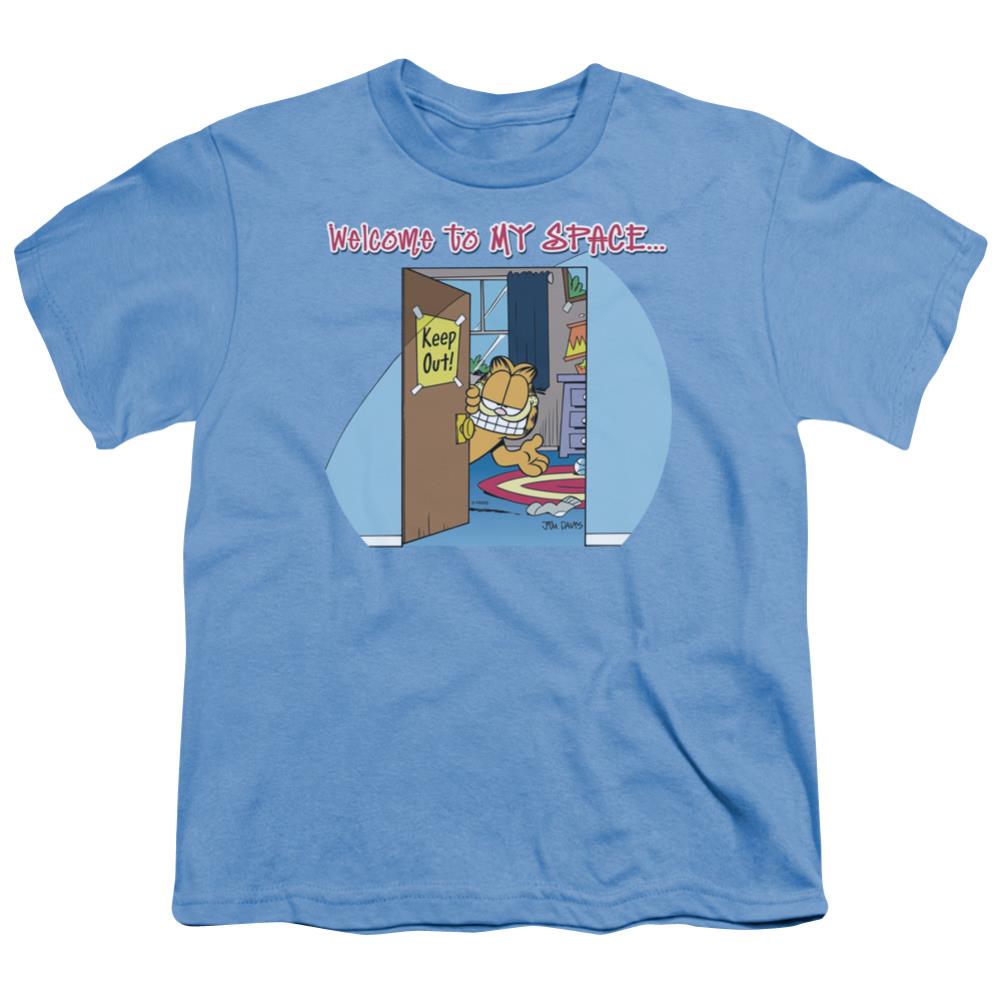 Garfield Welcome To Myspace Youth 18/1 100% Cotton Short-Sleeve T-Shirt