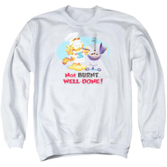 Garfield Well Done Men's Crewneck 50 50 Poly Long-Sleeve T-Shirt