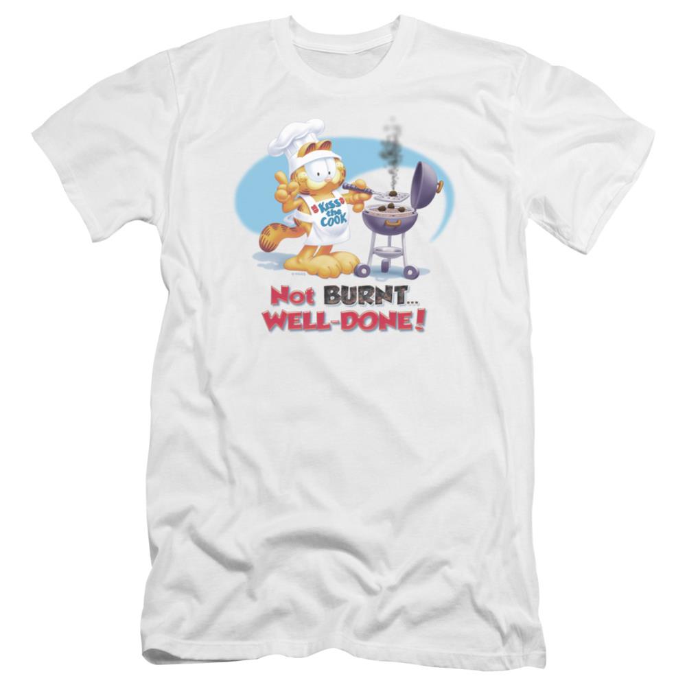 Garfield Well Done Men's Ultra-Soft 30/1 Cotton Slim Short-Sleeve T-Shirt