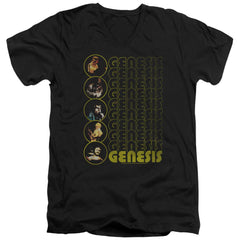 Genesis The Carpet Crawlers Men's 30/1 Cotton Slim V-Neck T-Shirt