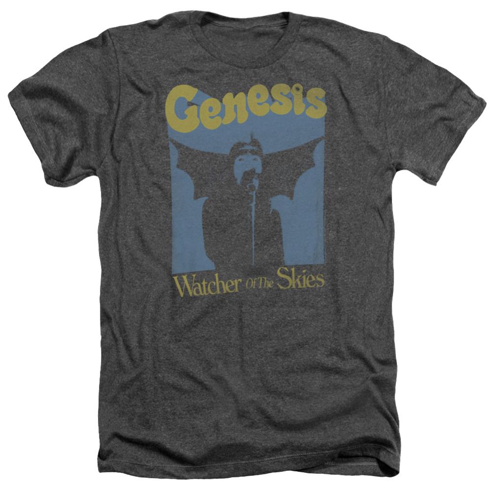 Genesis Watcher Of The Skies Men's 30/1 Heather 60 40 Poly Short-Sleeve T-Shirt