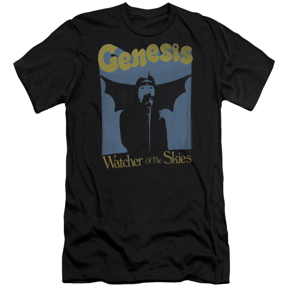 Genesis Watcher Of The Skies Men's Ultra-Soft 30/1 Cotton Slim Short-Sleeve T-Shirt