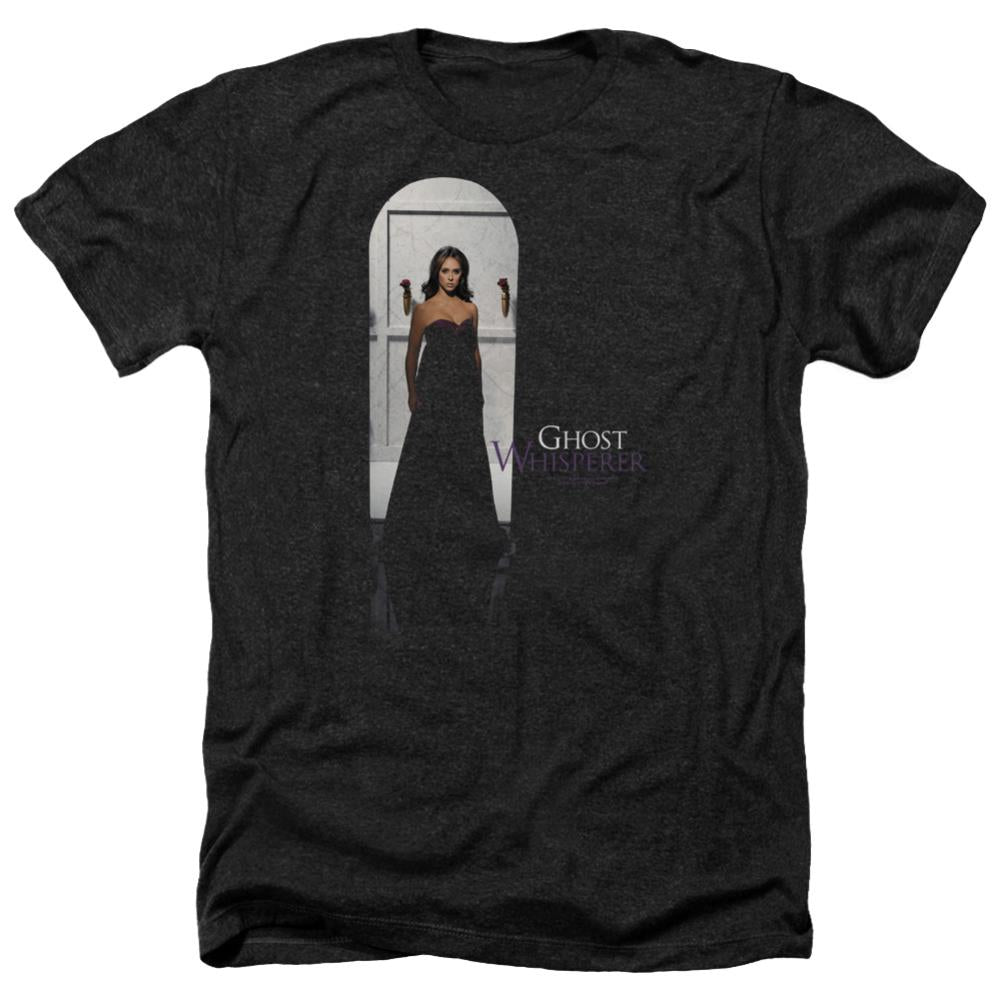 Ghost Whisperer Doorway Men's 30/1 Heather 60 40 Poly Short-Sleeve T-Shirt