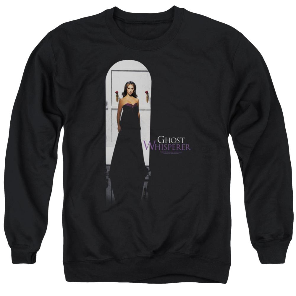 Ghost Whisperer Doorway Men's Crewneck 50 50 Poly Long-Sleeve T-Shirt