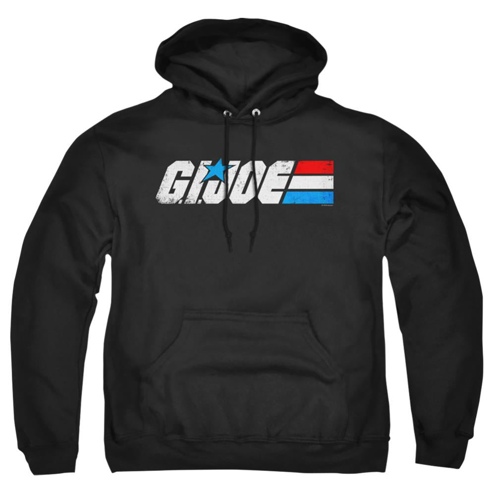 G.I. Joe Distressed Logo Men's Pull-Over 75 25 Poly Hoodie
