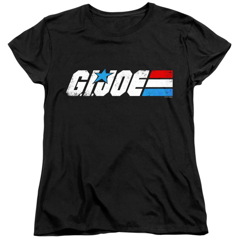 G.I. Joe Distressed Logo Women's 18/1 Cotton Short-Sleeve T-Shirt