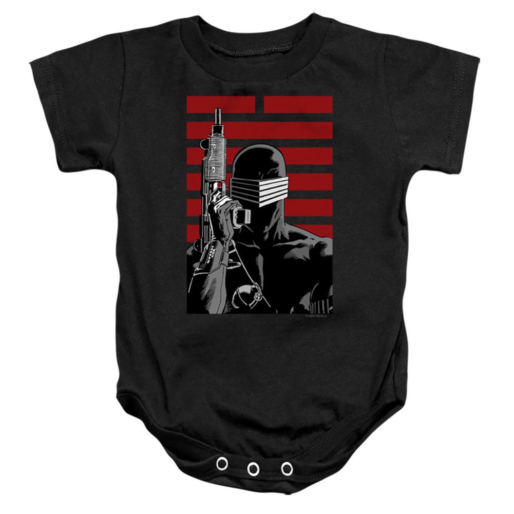 G.I. Joe Snake Eyes Ninja Infant's Cotton SS Snapsuit
