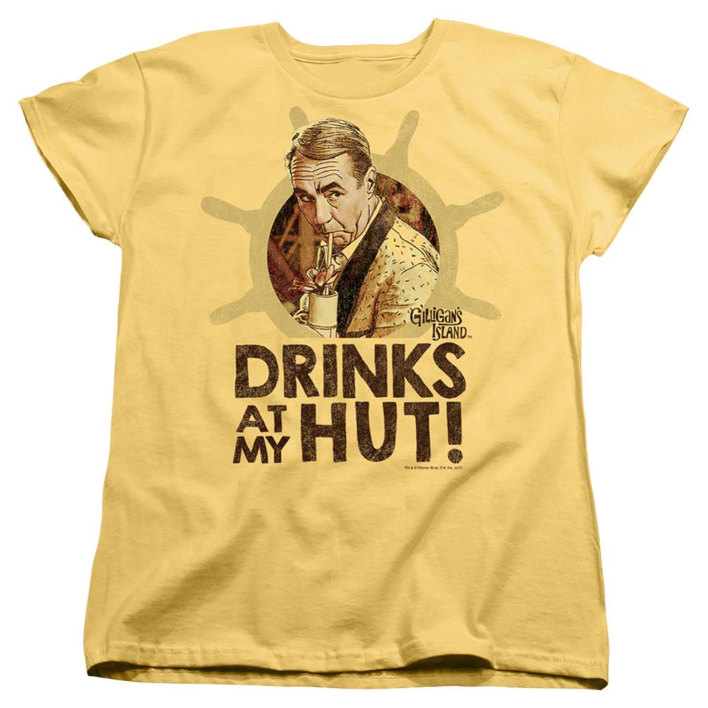 Gilligan's Island Drinks Women's 18/1 Cotton Short-Sleeve T-Shirt