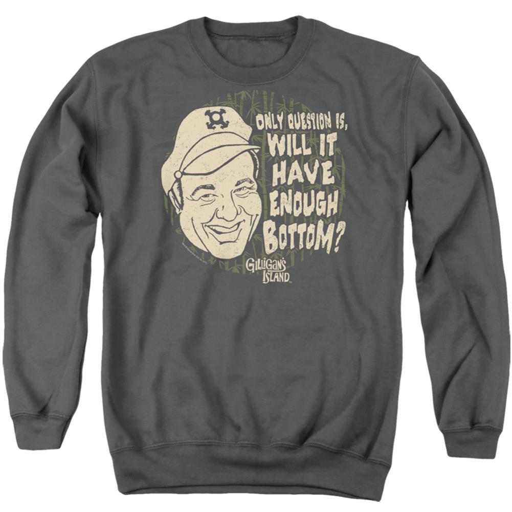 Gilligan's Island Enough Bottom Men's Crewneck 50 50 Poly Long-Sleeve T-Shirt