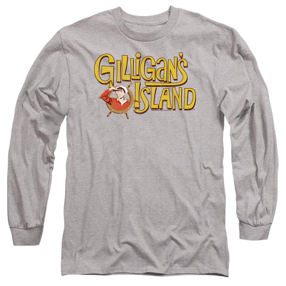 Gilligan's Island Gilligan's Logo Men's 18/1 Cotton Long-Sleeve T-Shirt