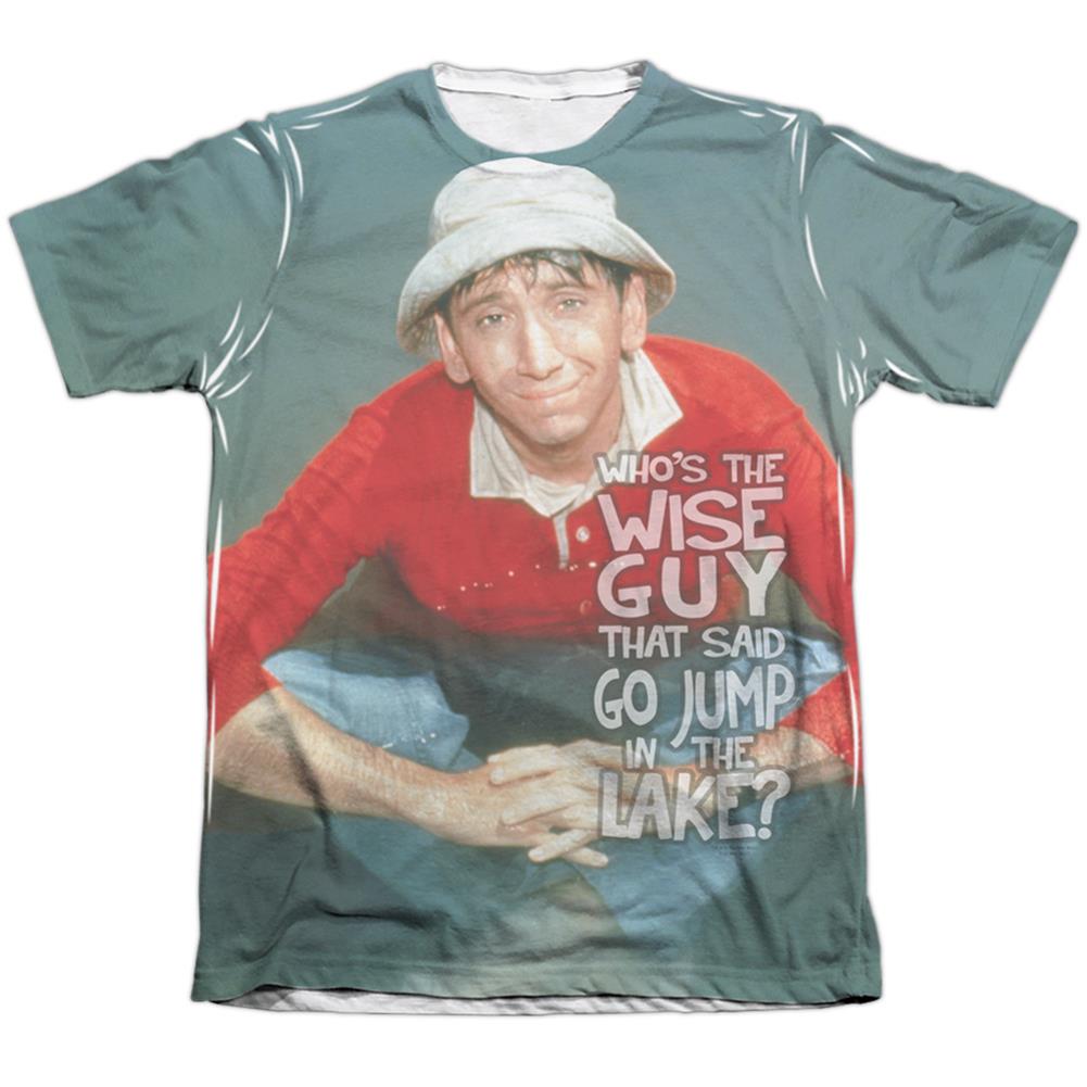 Gilligan's Island Jump In The Lake Men's Regular Fit Poly Cotton Short-Sleeve T-Shirt