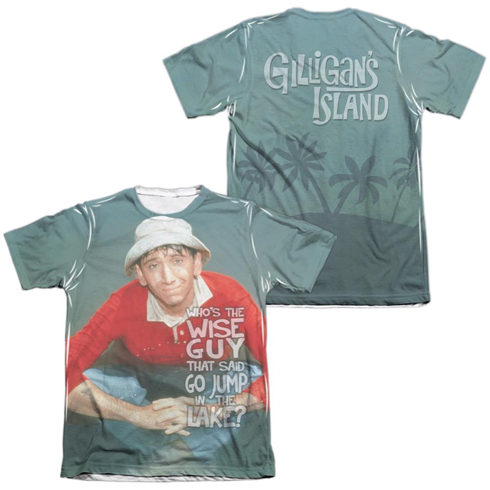 Gilligan's Island Jump In The Lake Men's Regular Fit Poly Cotton Short-Sleeve T-Shirt
