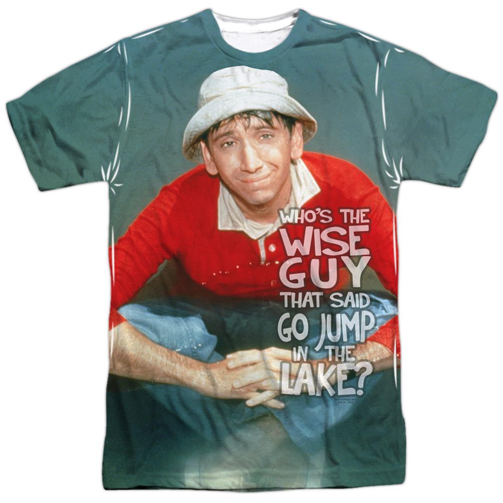Gilligan's Island Jump In The Lake Men's Regular Fit Polyester Short-Sleeve T-Shirt