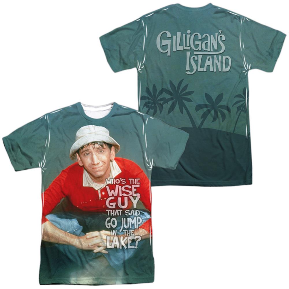 Gilligan's Island Jump In The Lake Men's Regular Fit Polyester Short-Sleeve T-Shirt