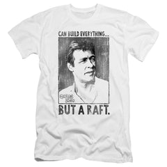 Gilligan's Island Professor Men's Ultra-Soft 30/1 Cotton Slim Short-Sleeve T-Shirt