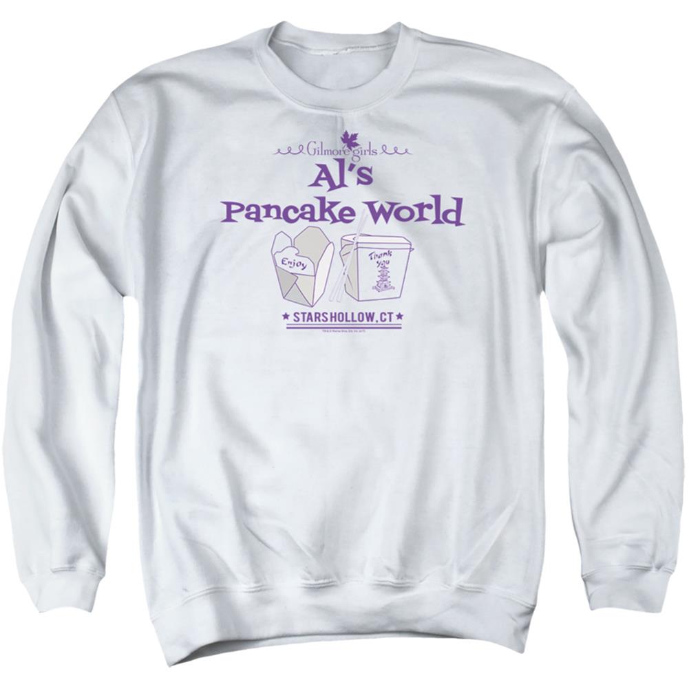 Gilmore Girls Al's Pancake World Men's Crewneck 50 50 Poly Long-Sleeve T-Shirt