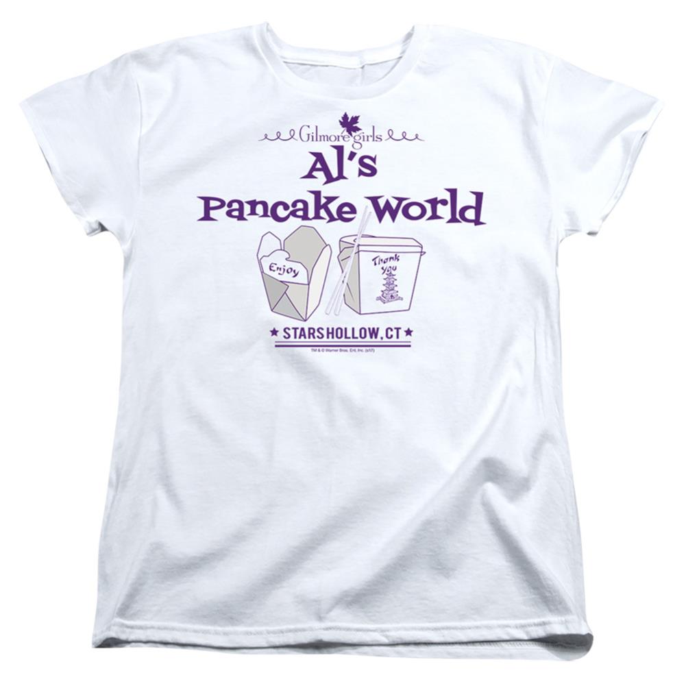 Gilmore Girls Al's Pancake World Women's 18/1 Cotton Short-Sleeve T-Shirt