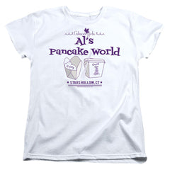 Gilmore Girls Al's Pancake World Women's 18/1 Cotton Short-Sleeve T-Shirt