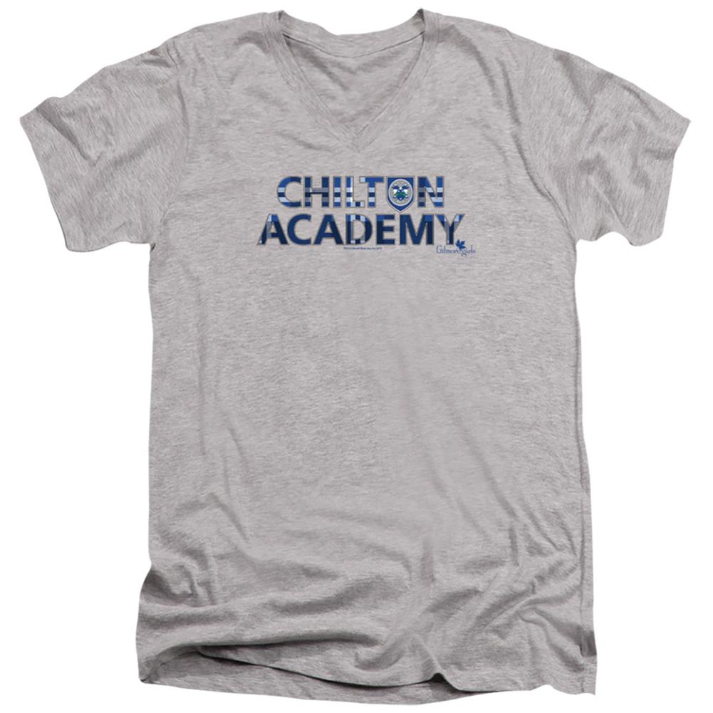 Gilmore Girls Chilton Academy Men's 30/1 Cotton Slim V-Neck T-Shirt