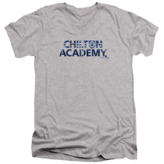 Gilmore Girls Chilton Academy Men's 30/1 Cotton Slim V-Neck T-Shirt