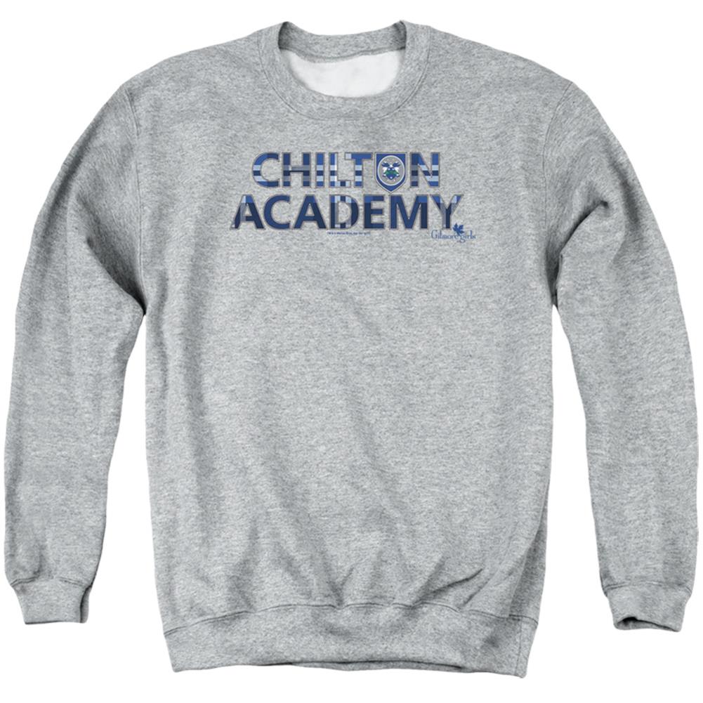 Gilmore Girls Chilton Academy Men's Crewneck 50 50 Poly Long-Sleeve T-Shirt