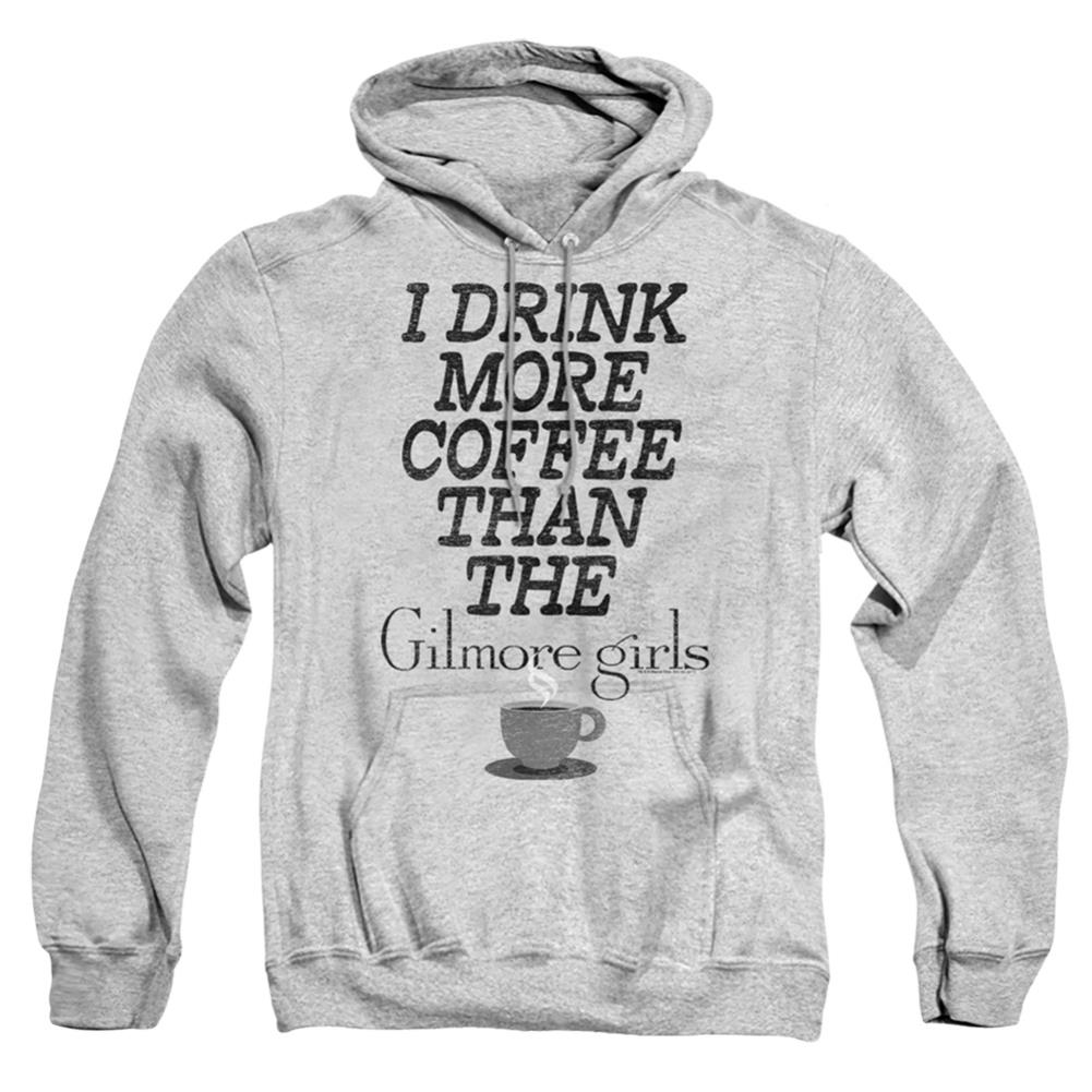Gilmore Girls More Coffee Men's Pull-Over 75 25 Poly Hoodie
