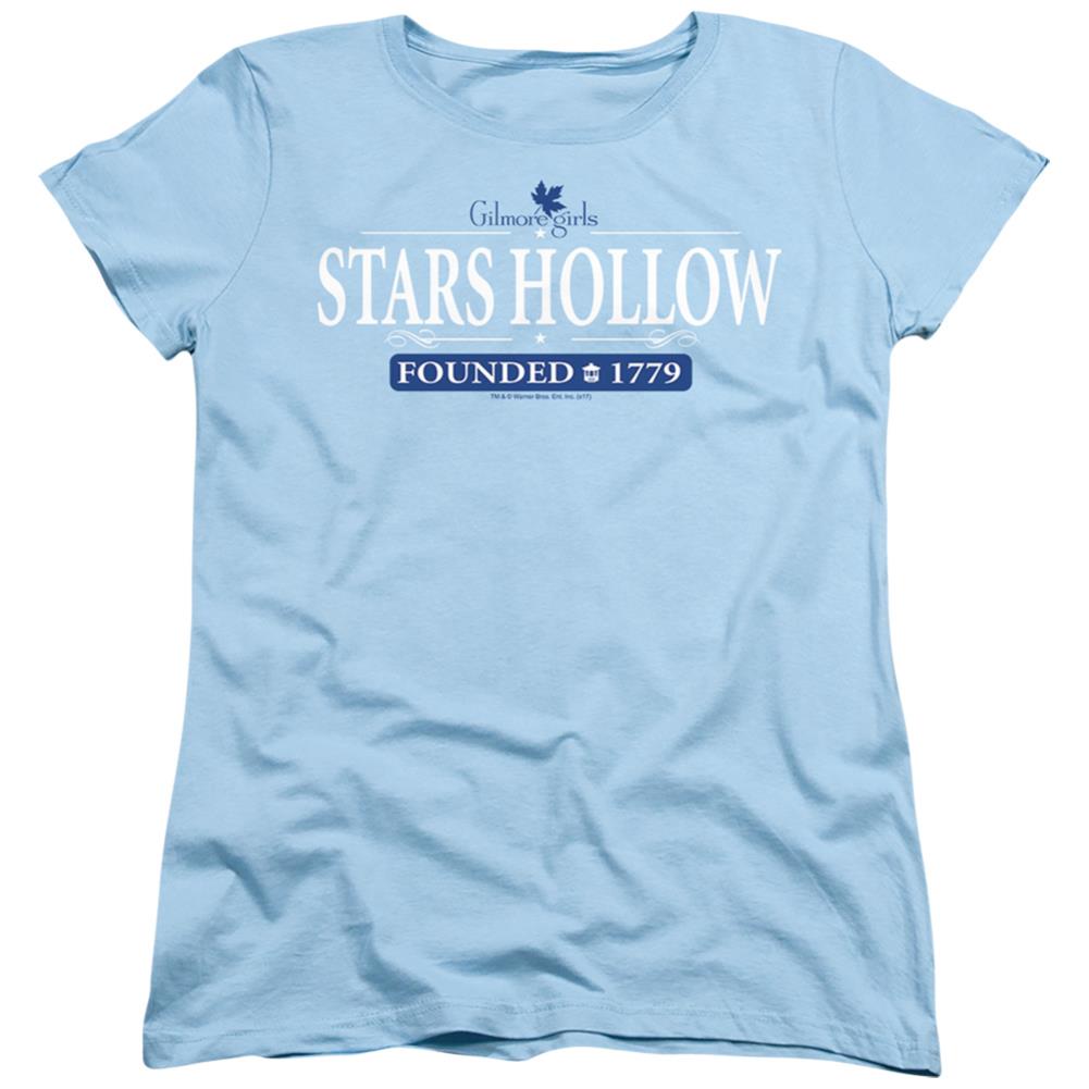Gilmore Girls Stars Hollow Women's 18/1 Cotton Short-Sleeve T-Shirt
