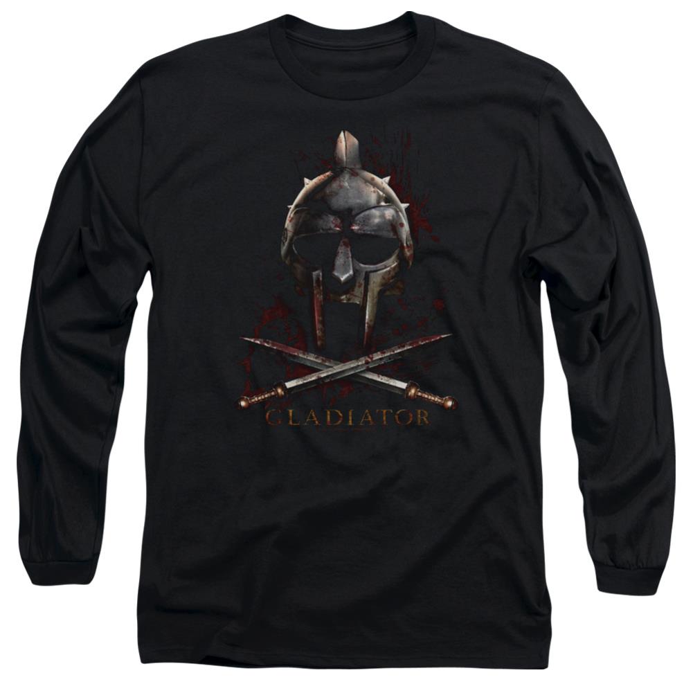 Gladiator Helmet Men's 18/1 Cotton Long-Sleeve T-Shirt