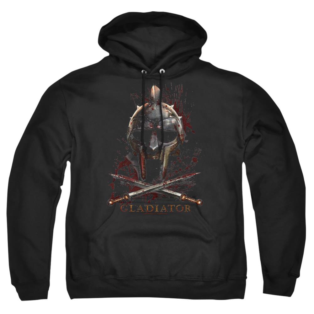 Gladiator Helmet Men's Pull-Over 75 25 Poly Hoodie