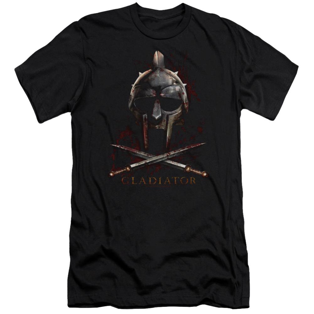 Gladiator Helmet Men's Ultra-Soft 30/1 Cotton Slim Short-Sleeve T-Shirt