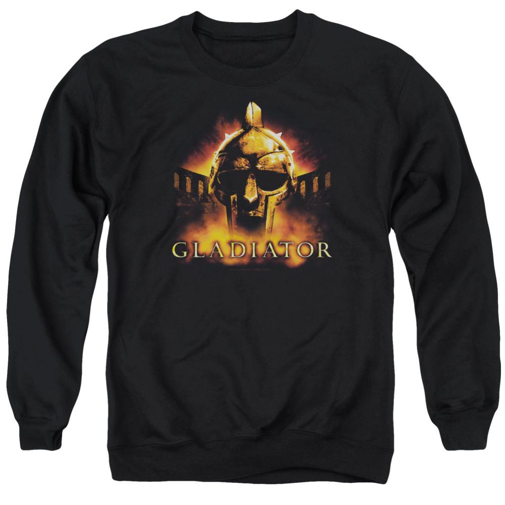 Gladiator My Name Is Men's Crewneck 50 50 Poly Long-Sleeve T-Shirt