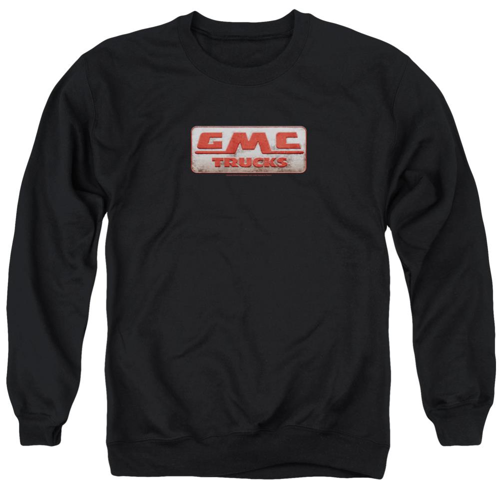 GMC Beat Up 1959 Logo Men's Crewneck 50 50 Poly Long-Sleeve T-Shirt