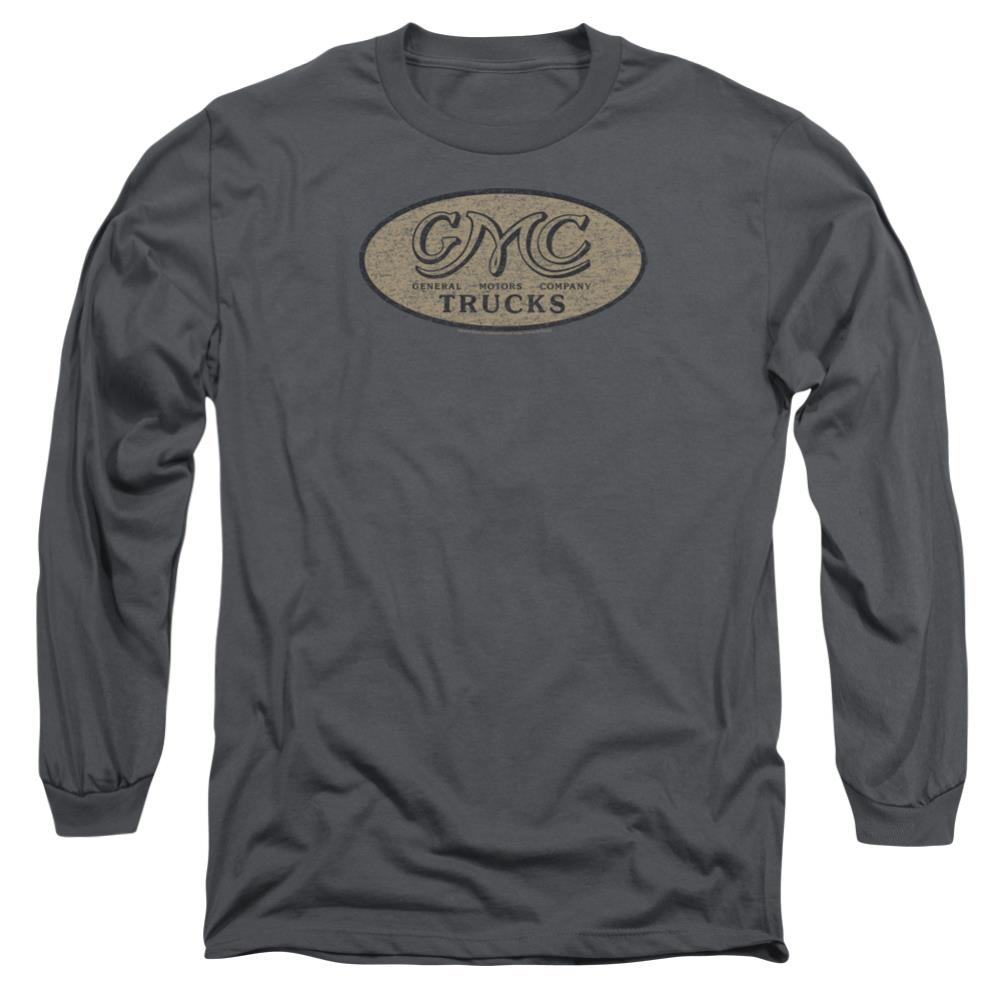 GMC Vintage Oval Logo Men's 18/1 Cotton Long-Sleeve T-Shirt