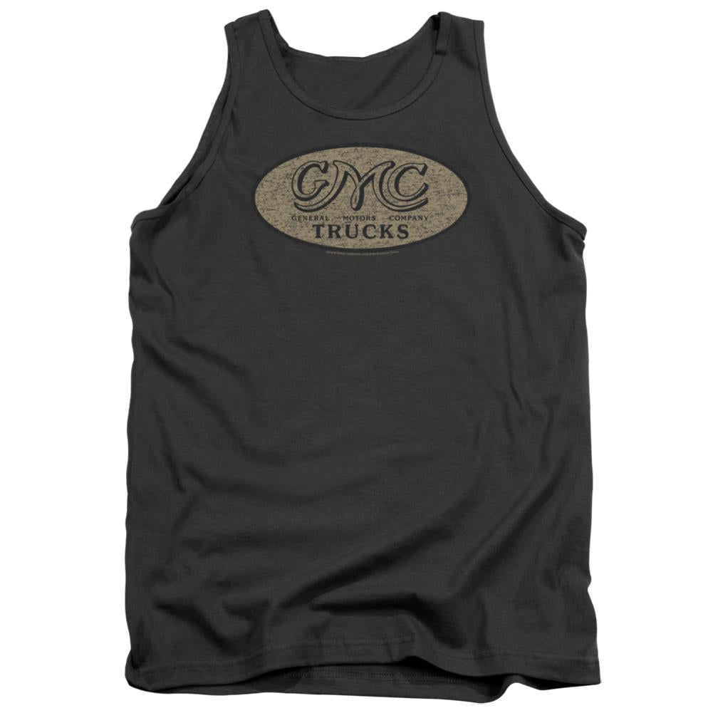 GMC Vintage Oval Logo Men's 18/1 Cotton Tank Top