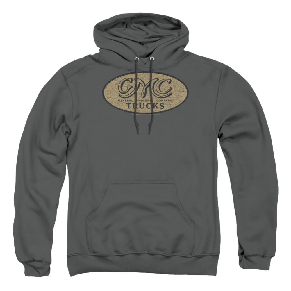 GMC Vintage Oval Logo Men's Pull-Over 75 25 Poly Hoodie