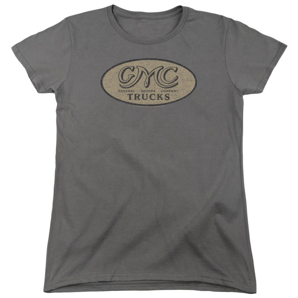 GMC Vintage Oval Logo Women's 18/1 Cotton Short-Sleeve T-Shirt