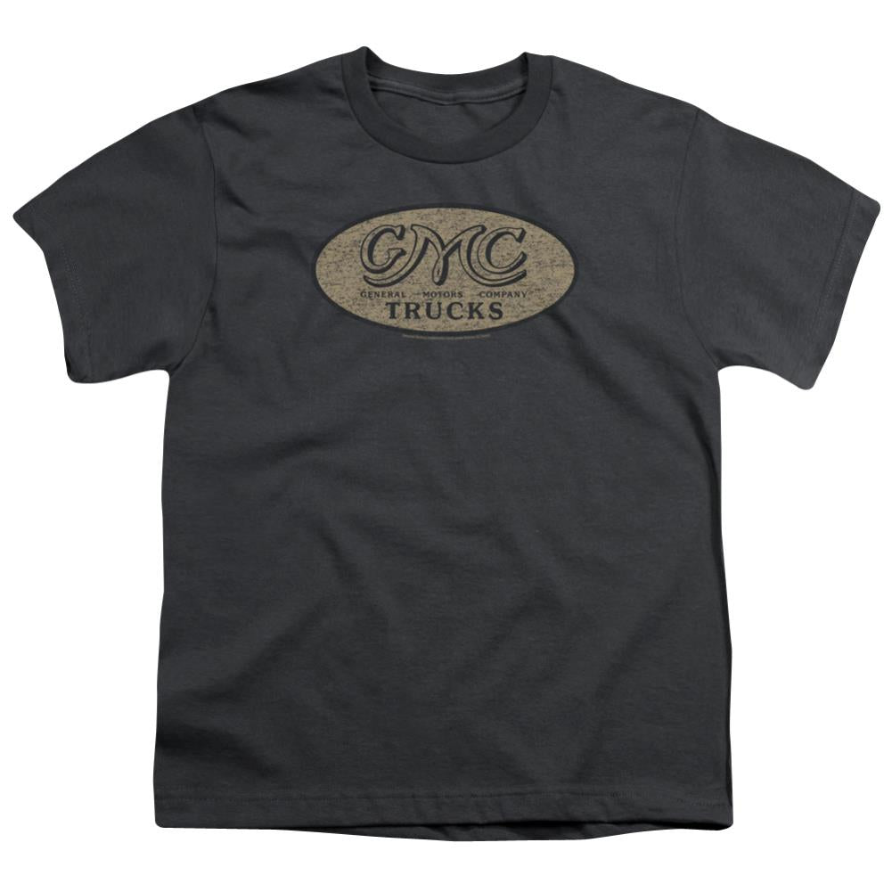 GMC Vintage Oval Logo Youth 18/1 100% Cotton Short-Sleeve T-Shirt