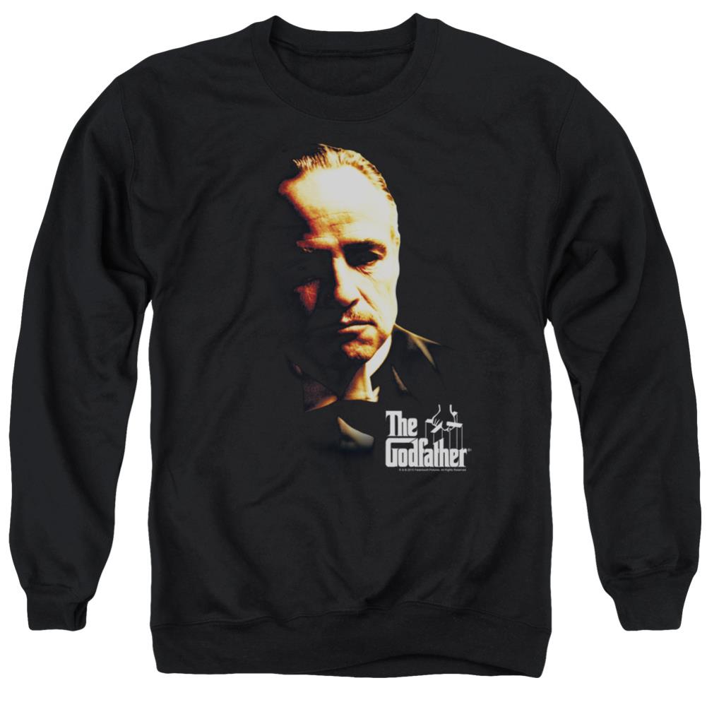 Godfather Don Vito Men's Crewneck 50 50 Poly Long-Sleeve T-Shirt