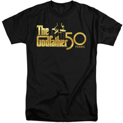 Godfather Godfather 50th Logo Men's 18/1 Tall Cotton Short-Sleeve T-Shirt