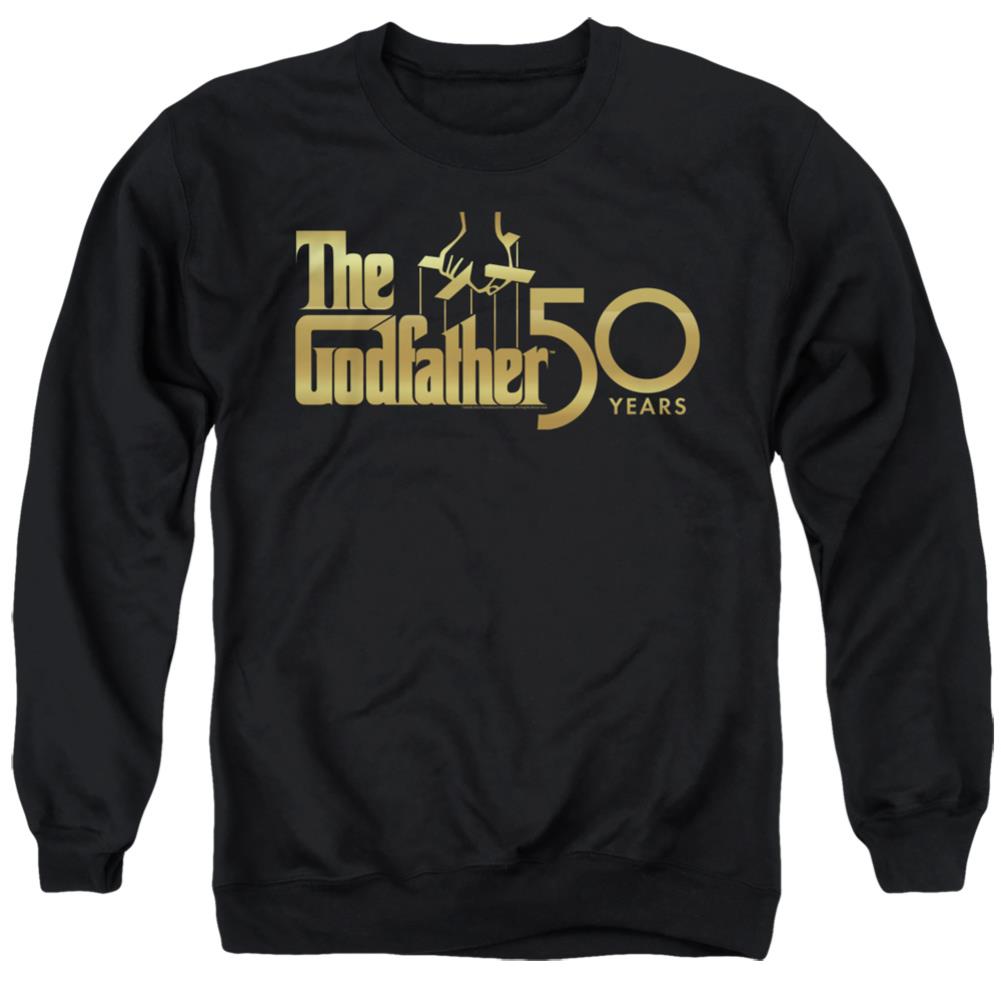 Godfather Godfather 50th Logo Men's Crewneck 50 50 Poly Long-Sleeve T-Shirt