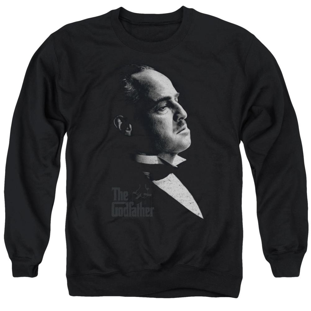 Godfather Graphic Vito Men's Crewneck 50 50 Poly Long-Sleeve T-Shirt