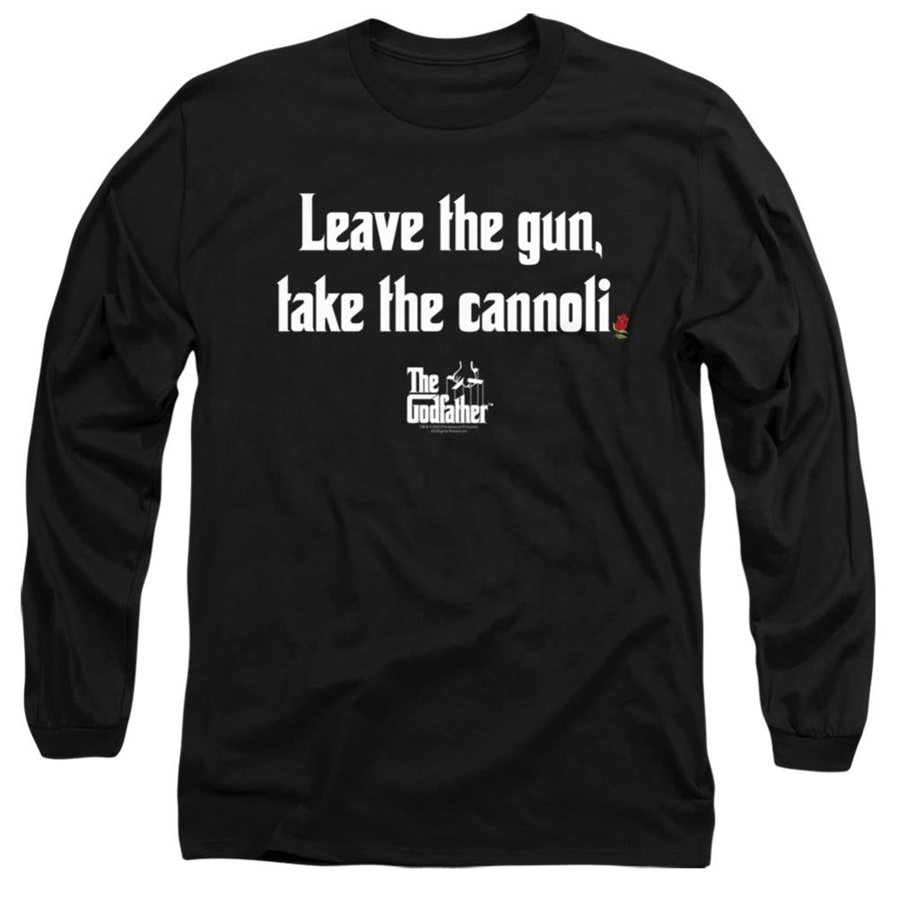 Godfather Gun Cannoli Men's 18/1 Cotton Long-Sleeve T-Shirt