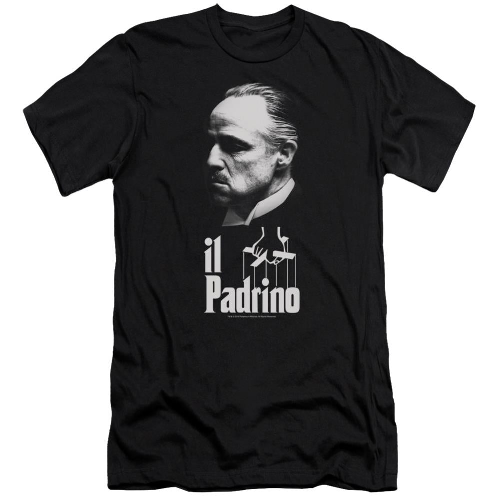 Godfather Il Padrino Men's Ultra-Soft 30/1 Cotton Slim Short-Sleeve T-Shirt