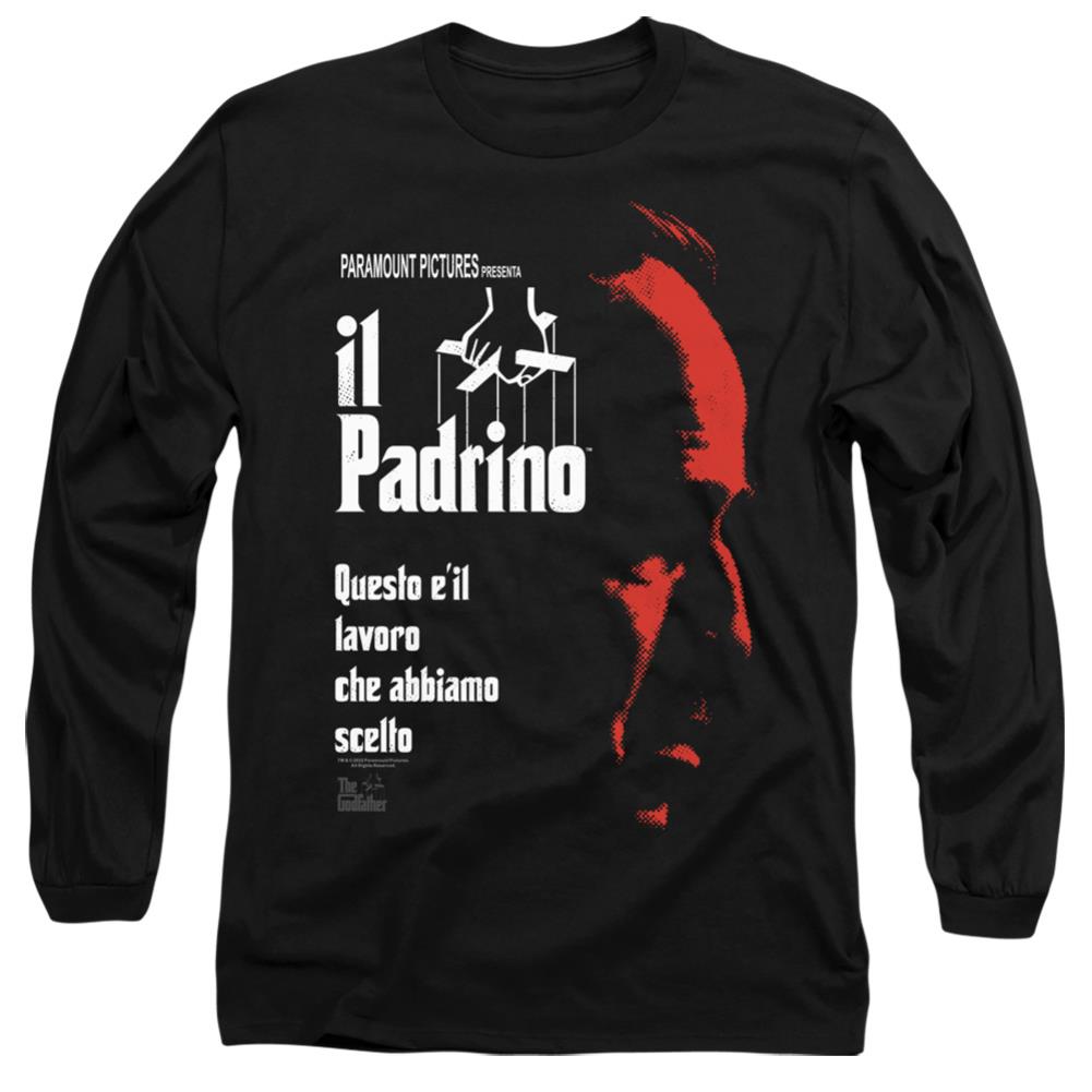 Godfather Italian Profile Men's 18/1 Cotton Long-Sleeve T-Shirt